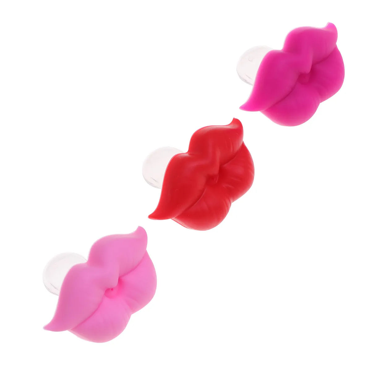 3Pcs Pacifier for Lip Shape Silicone Infant Pacifier Gentle Soothing Tool for Teething Calm Sleep Gift