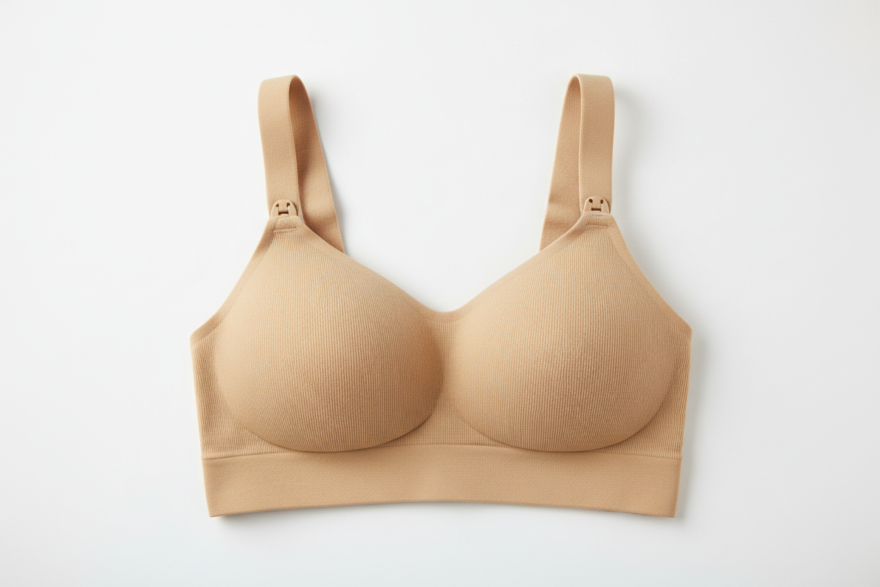 Comfortable Nursing Bra - Wireless Support for Breastfeeding