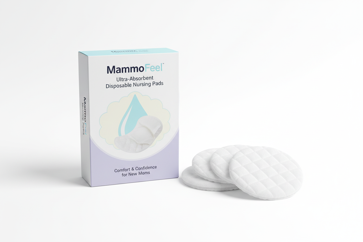 Disposable Nursing Pads - Ultra-Absorbent Breast Pads (60 Count)
