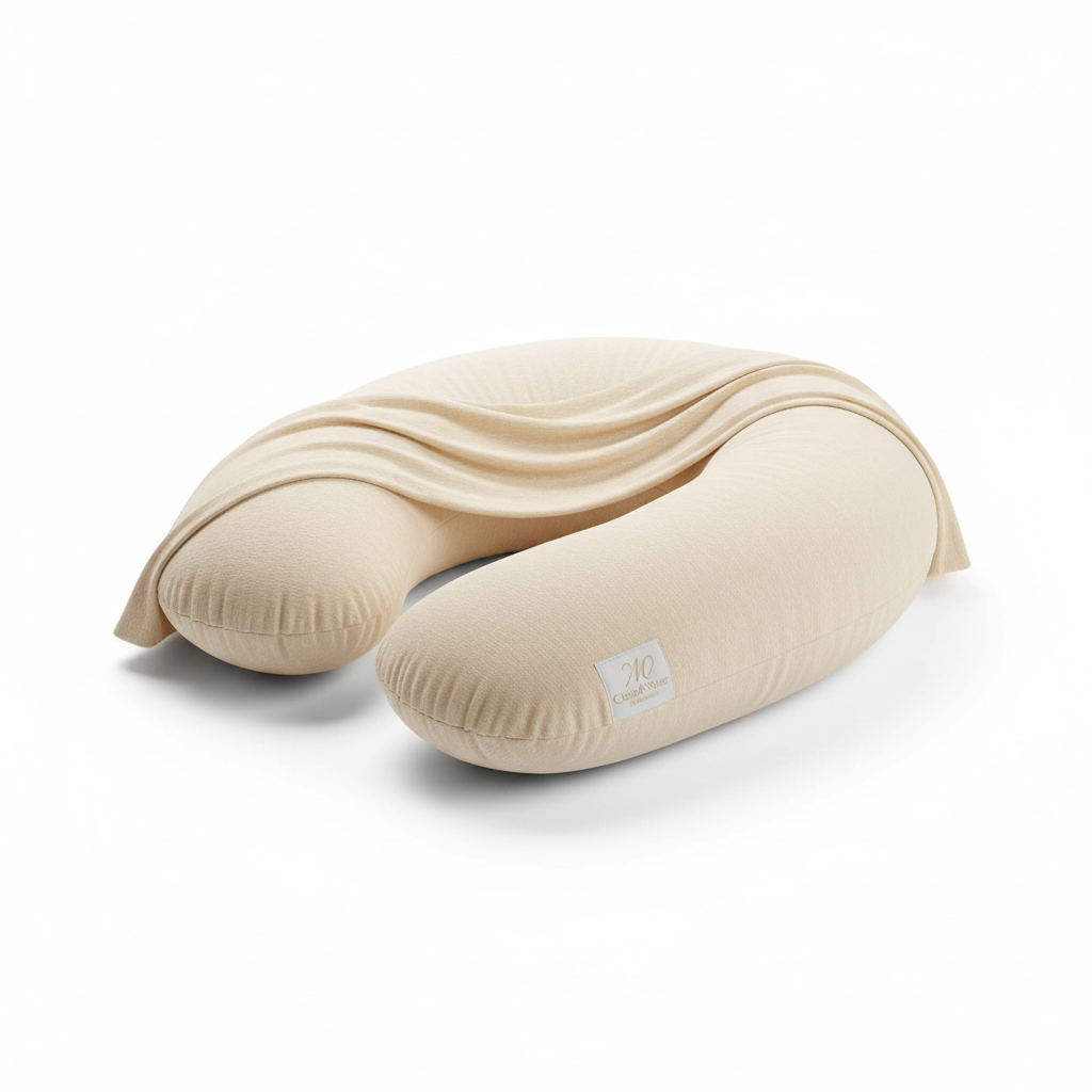 U-shaped pregnancy body pillow for full body support